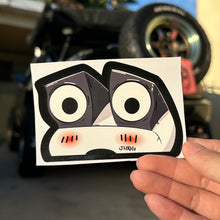 Load image into Gallery viewer, Miata Peeper Sticker White