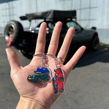 Load image into Gallery viewer, Jimmy Has No Garage Cute NA Miata Keychains-Pair