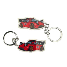Load image into Gallery viewer, Jimmy Has No Garage Cute NA Miata Keychains-Pair