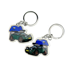 Load image into Gallery viewer, Jimmy Has No Garage Cute NA Miata Keychains-Pair