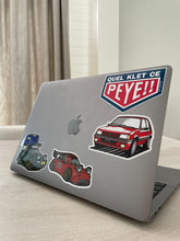 Load image into Gallery viewer, Jimmy Has No Garage Mazda Miata Mx-5 Stickers (Pack of 2)