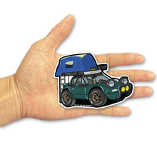 Load image into Gallery viewer, Jimmy Has No Garage Miata Stickers Mieep on hand