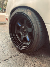 Load image into Gallery viewer, blue te37 sticker on xxr vors rota grid wheels
