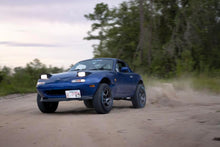 Load image into Gallery viewer, Jimmy Has No Garage Lifted Miata Coilovers Rallycross setup
